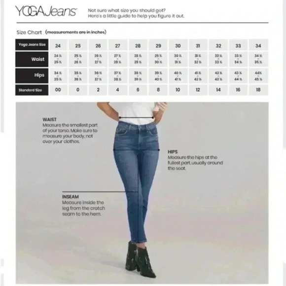 Yoga Jeans Emily Slim Jeans Washed Black High Rise Mom Fit Denim Women's 34 - Picture 16 of 16